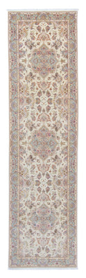 Biegacz Dywan perski - Tabriz - Królewski - 358 x 91 cm - beżowy