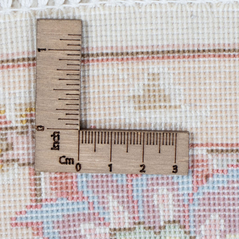 Biegacz Dywan perski - Tabriz - Królewski - 358 x 91 cm - beżowy