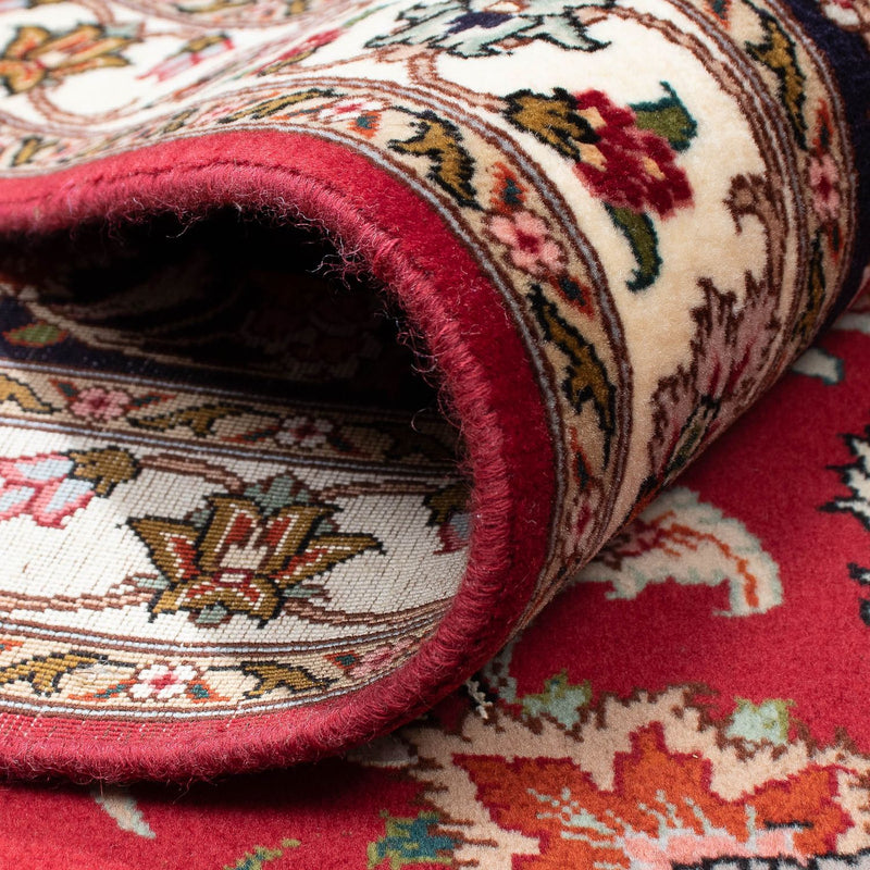 Dywan perski - Tabriz kwadratowy  - 303 x 300 cm - ciemna czerwień