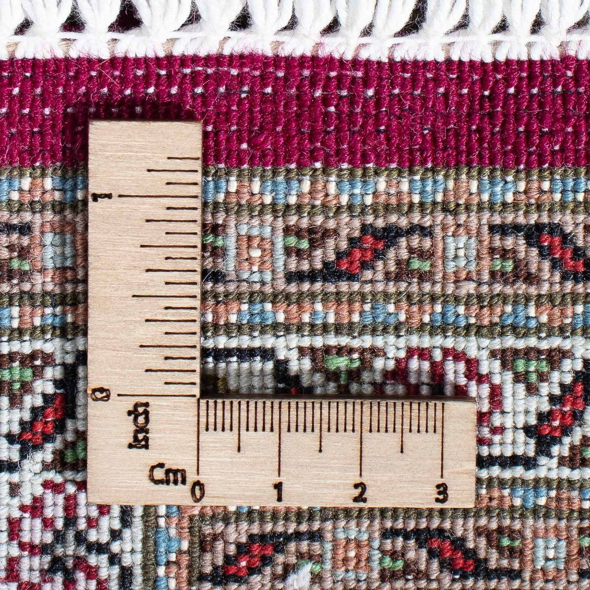 Dywan perski - Tabriz - 202 x 151 cm - ciemna czerwień