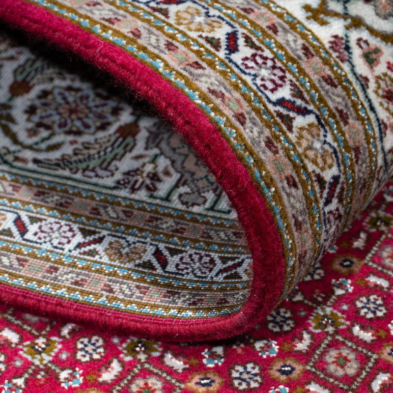 Dywan perski - Tabriz - 208 x 152 cm - ciemna czerwień