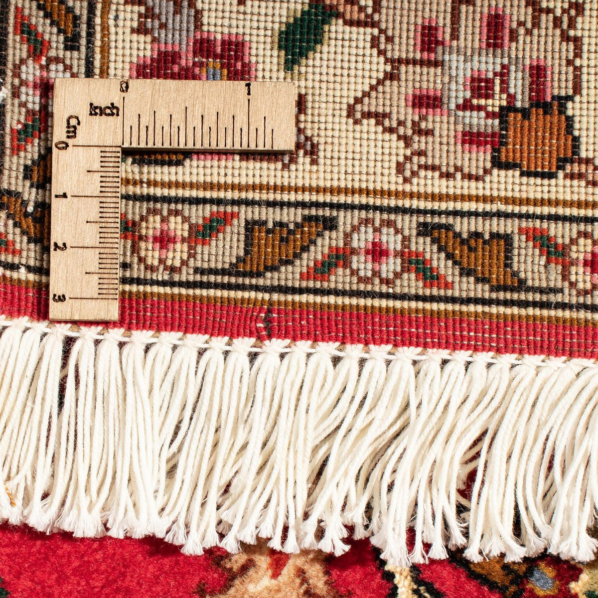 Dywan perski - Tabriz - Królewski kwadratowy  - 257 x 254 cm - czerwony