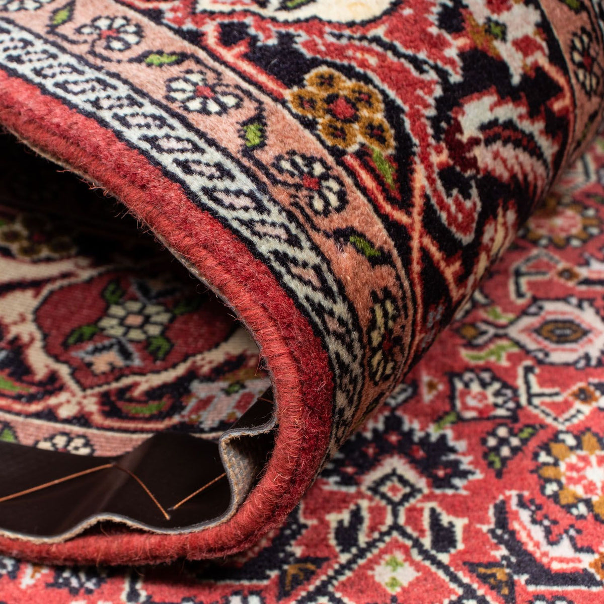 Dywan perski - Bijar - 239 x 140 cm - czerwony