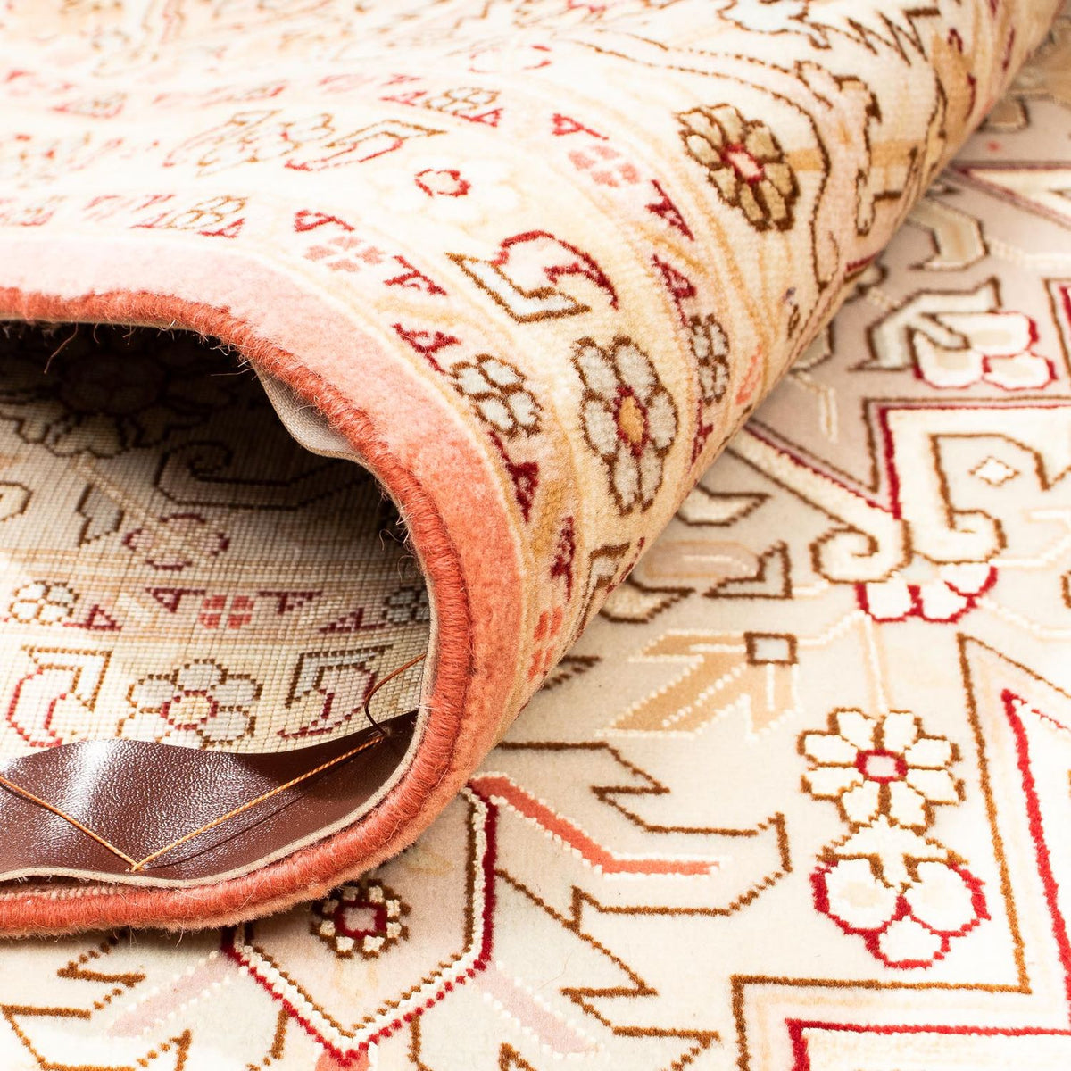 Dywan perski - Tabriz - Królewski - 301 x 200 cm - jasna czerwień