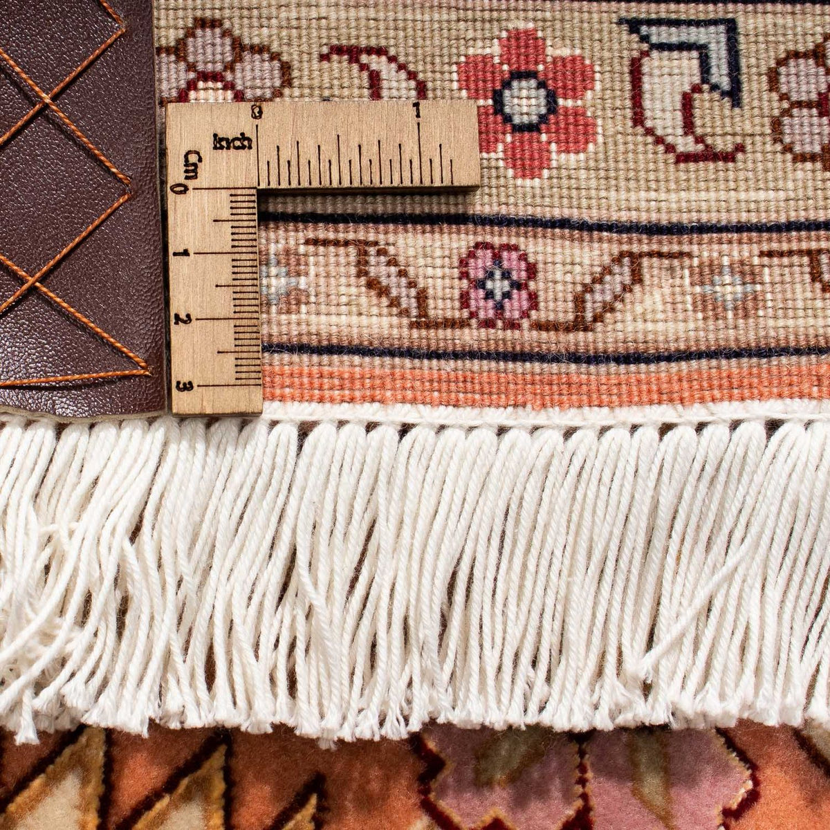 Dywan perski - Tabriz - Królewski - 300 x 206 cm - beżowy