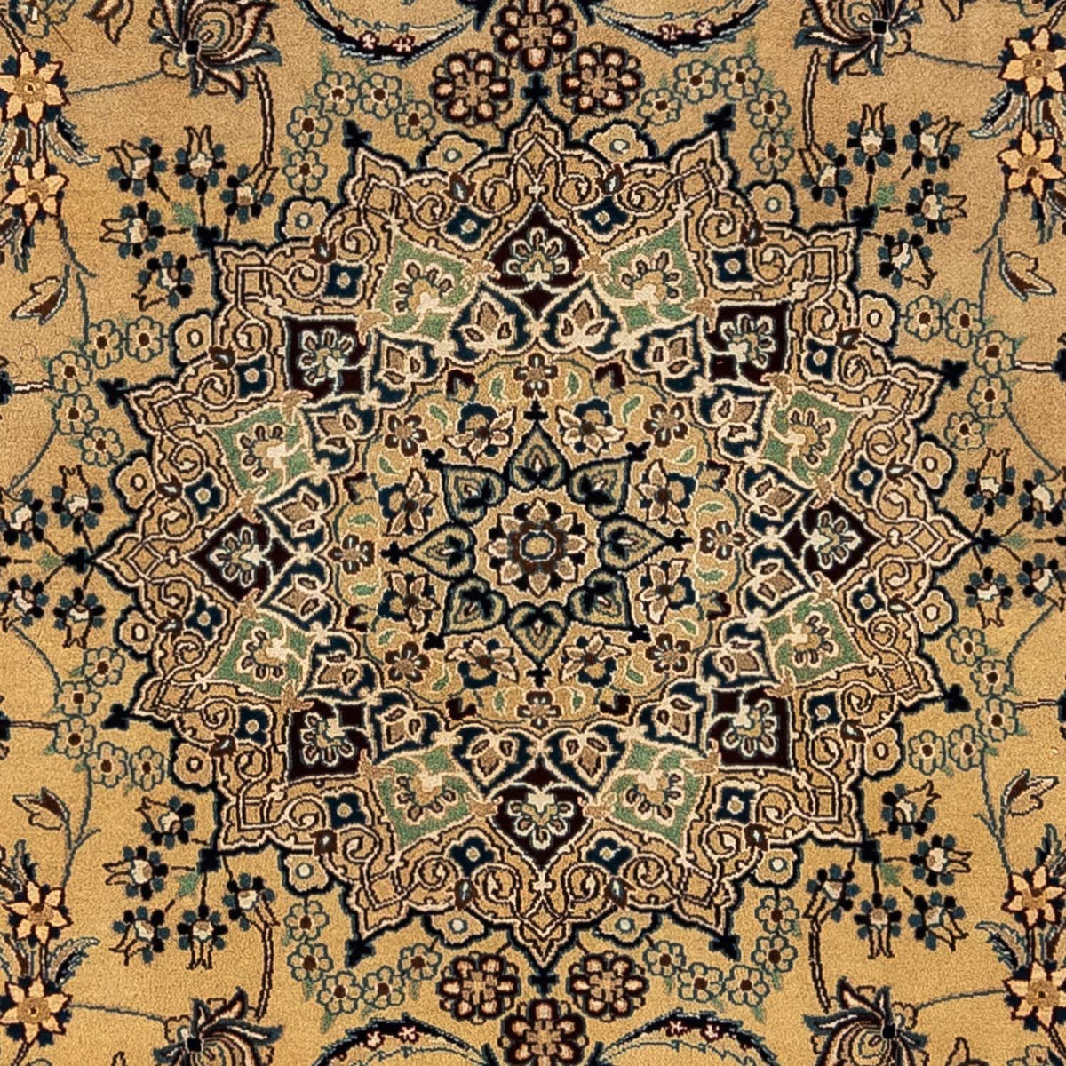 Dywan perski - Nain - Królewski - 343 x 242 cm - jasnobrązowy