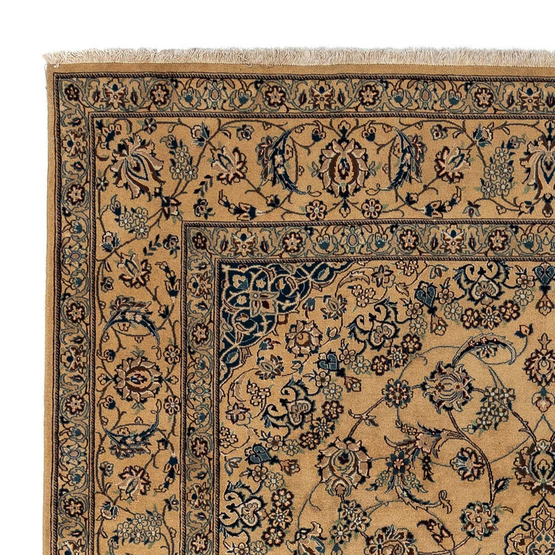 Dywan perski - Nain - Królewski - 343 x 242 cm - jasnobrązowy