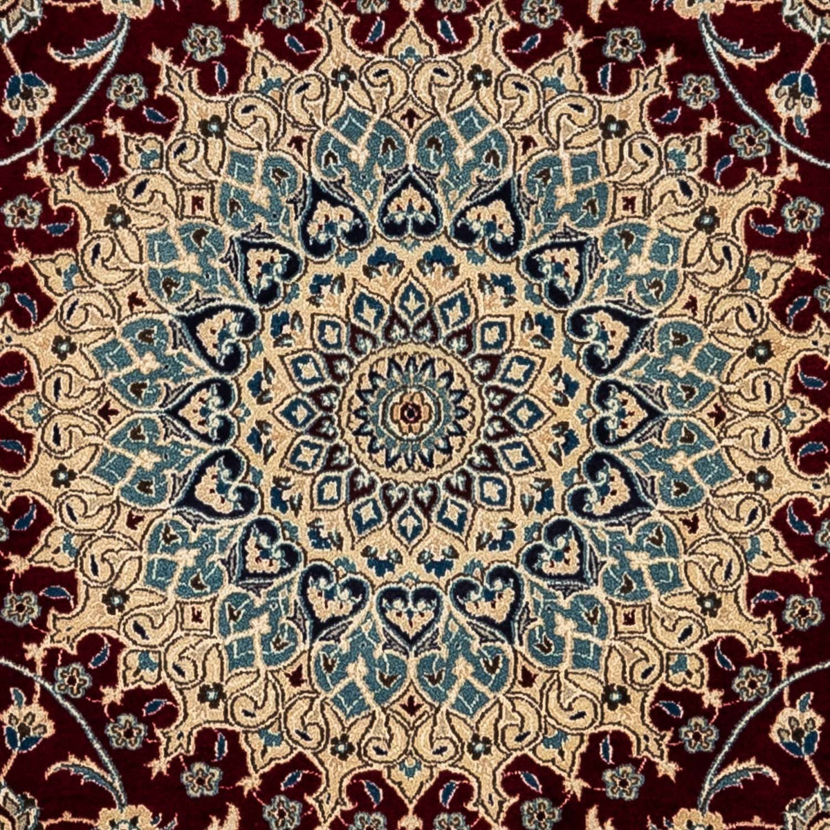 Dywan perski - Nain - Królewski - 344 x 245 cm - ciemna czerwień