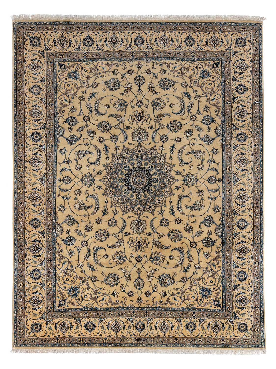 Dywan perski - Nain - Premium - 335 x 251 cm - beżowy