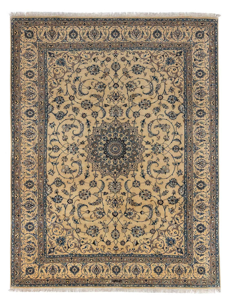 Dywan perski - Nain - Premium - 335 x 251 cm - beżowy