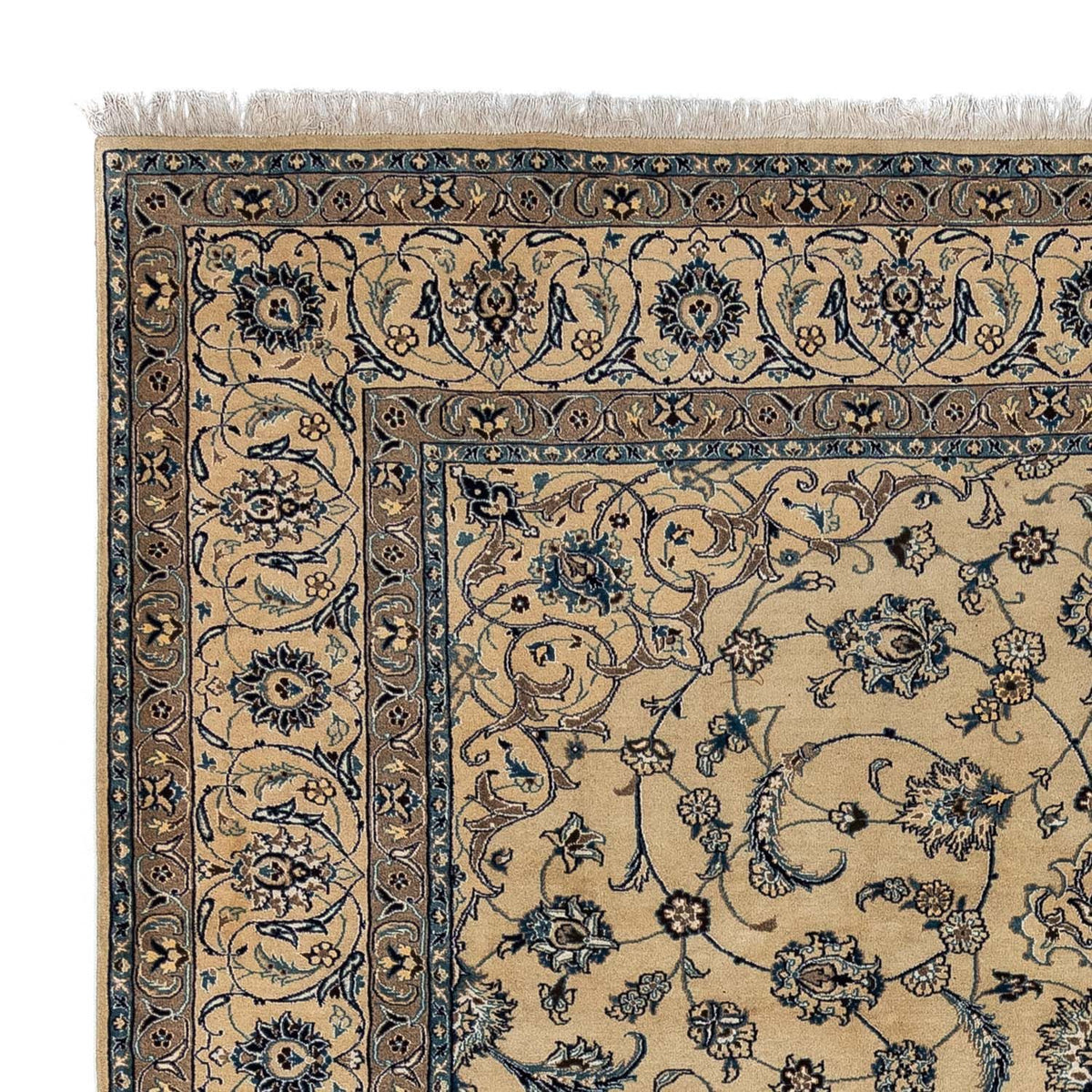 Dywan perski - Nain - Premium - 335 x 251 cm - beżowy