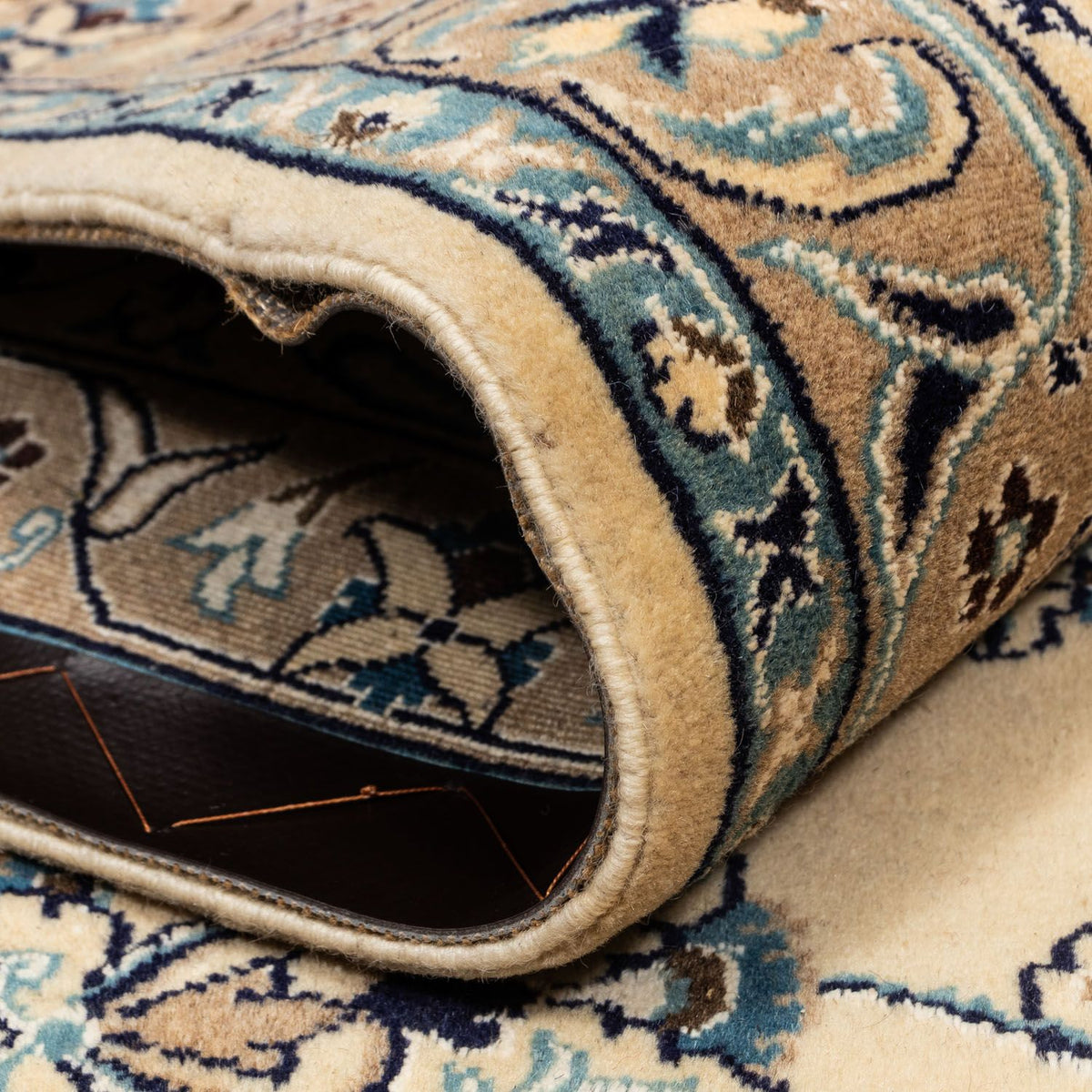 Dywan perski - Nain - Premium - 335 x 251 cm - beżowy