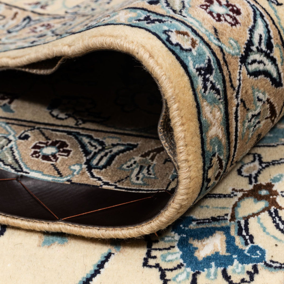 Dywan perski - Nain - Królewski - 345 x 244 cm - beżowy