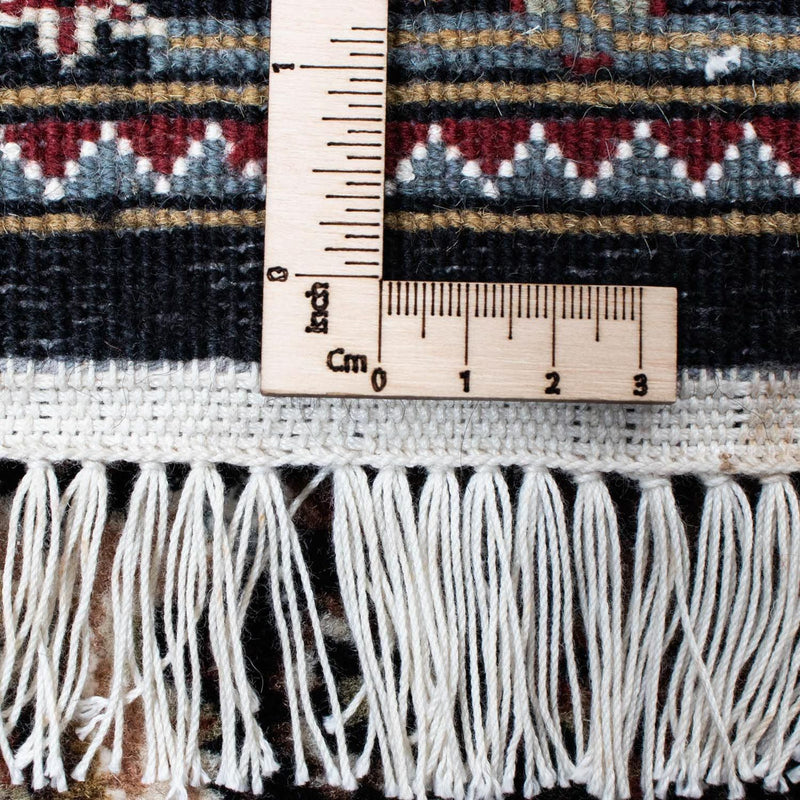 Biegacz Dywan perski - Tabriz - 201 x 84 cm - ciemnoniebieski