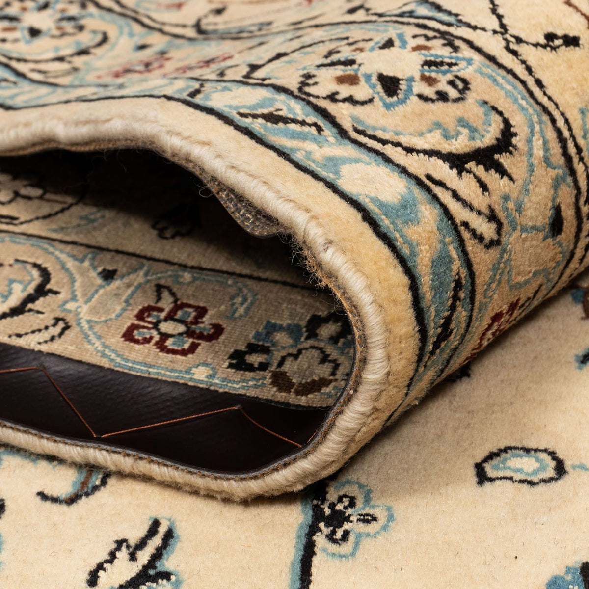 Dywan perski - Nain - Królewski - 354 x 248 cm - ciemny beż