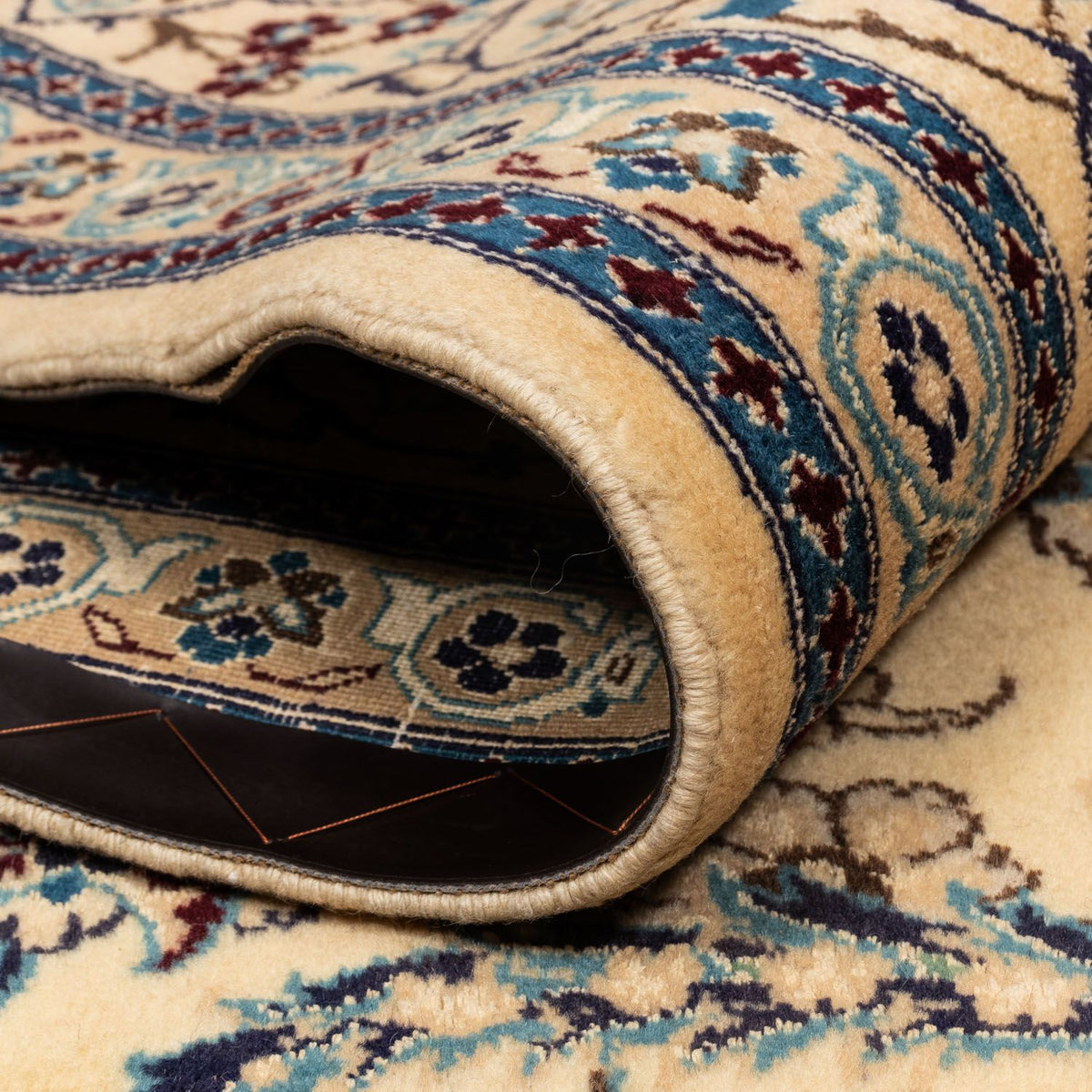 Dywan perski - Nain - Królewski - 353 x 248 cm - ciemny beż