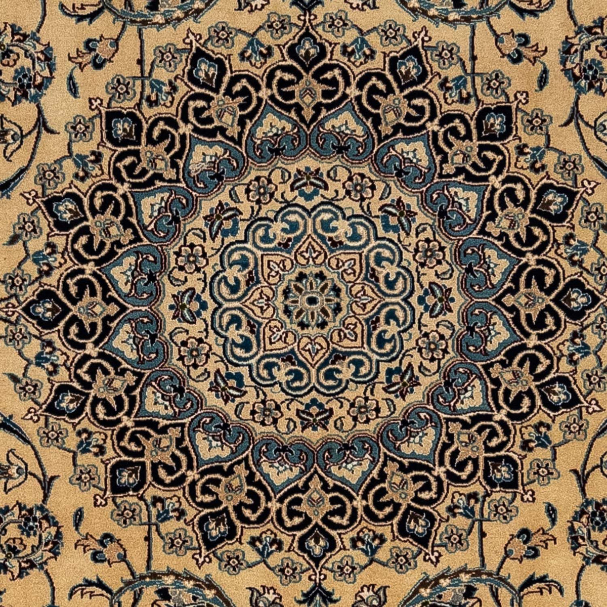 Dywan perski - Nain - Królewski - 360 x 249 cm - ciemny beż