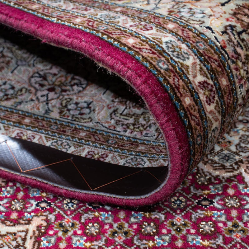 Dywan perski - Tabriz - 206 x 153 cm - ciemna czerwień