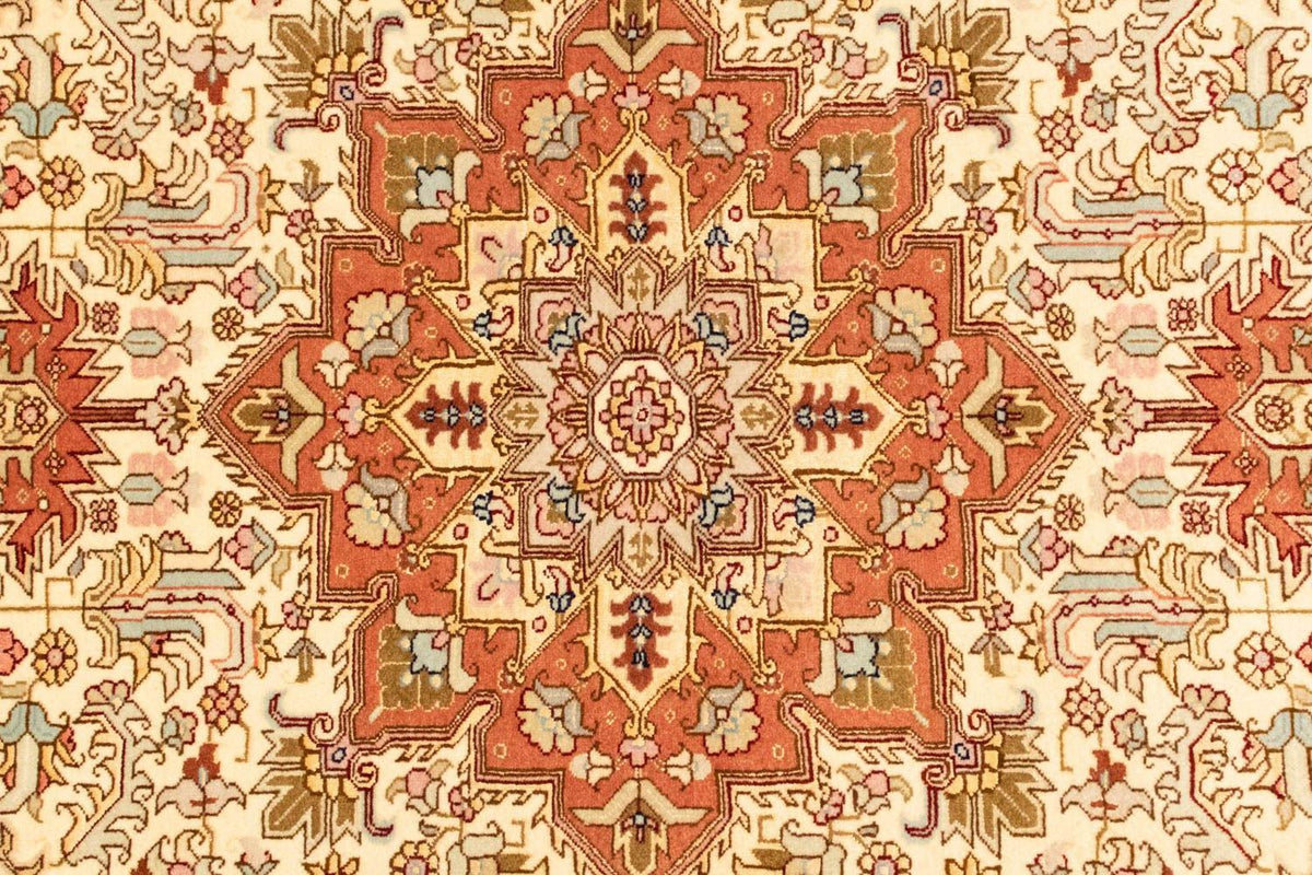 Dywan perski - Tabriz - Królewski - 150 x 103 cm - beżowy