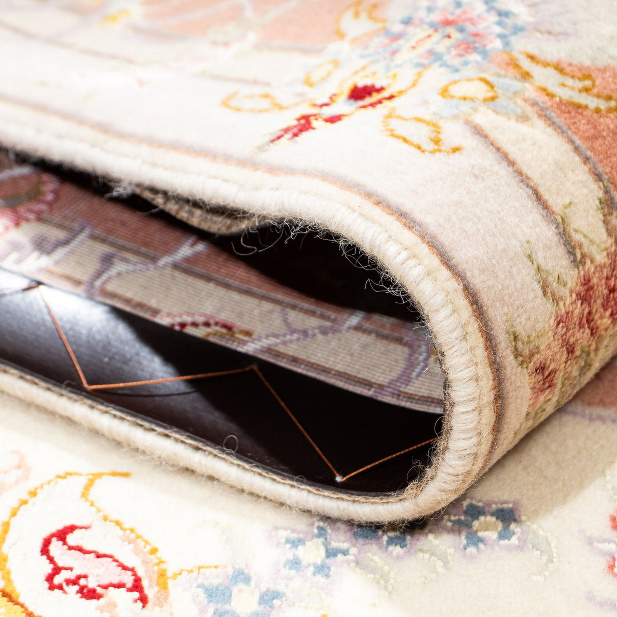 Dywan perski - Tabriz - Królewski - 205 x 152 cm - beżowy