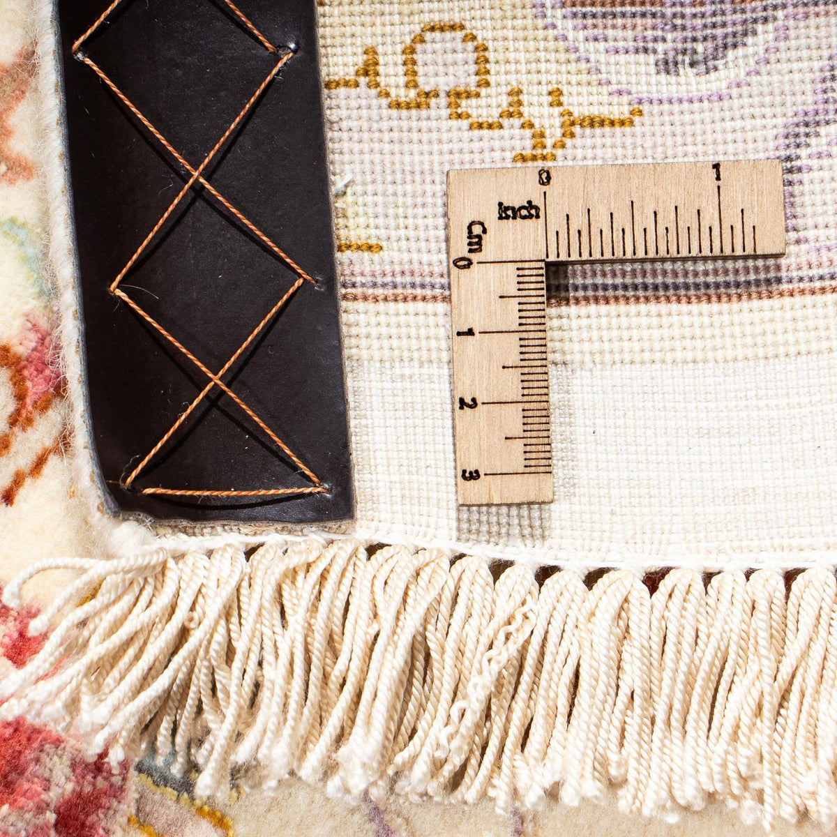 Dywan perski - Tabriz - Królewski - 205 x 152 cm - beżowy