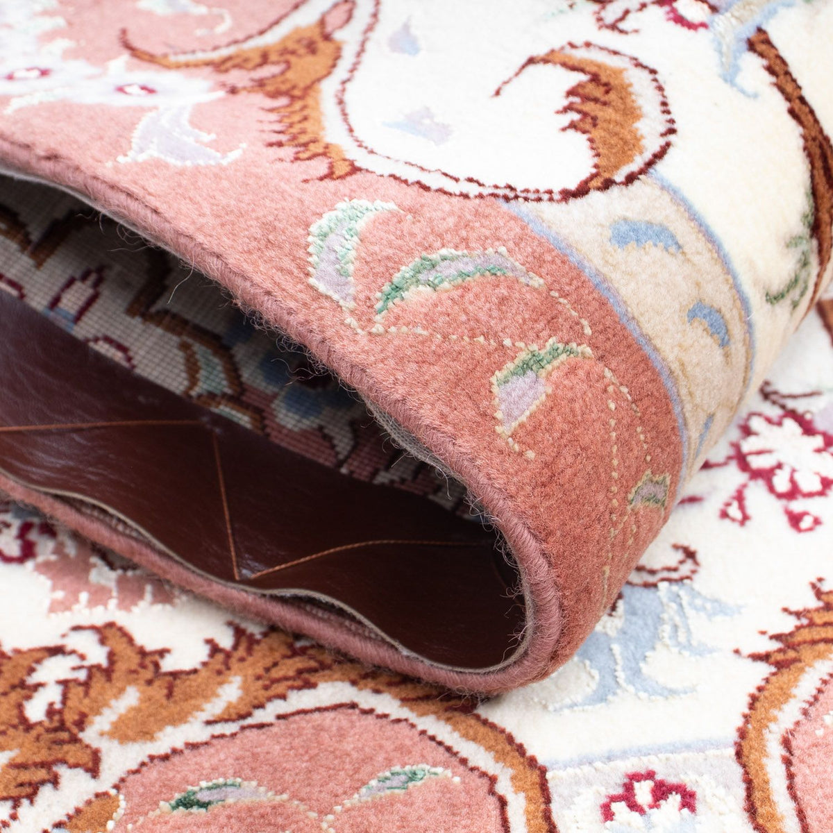 Dywan perski - Tabriz - Królewski - 93 x 62 cm - beżowy