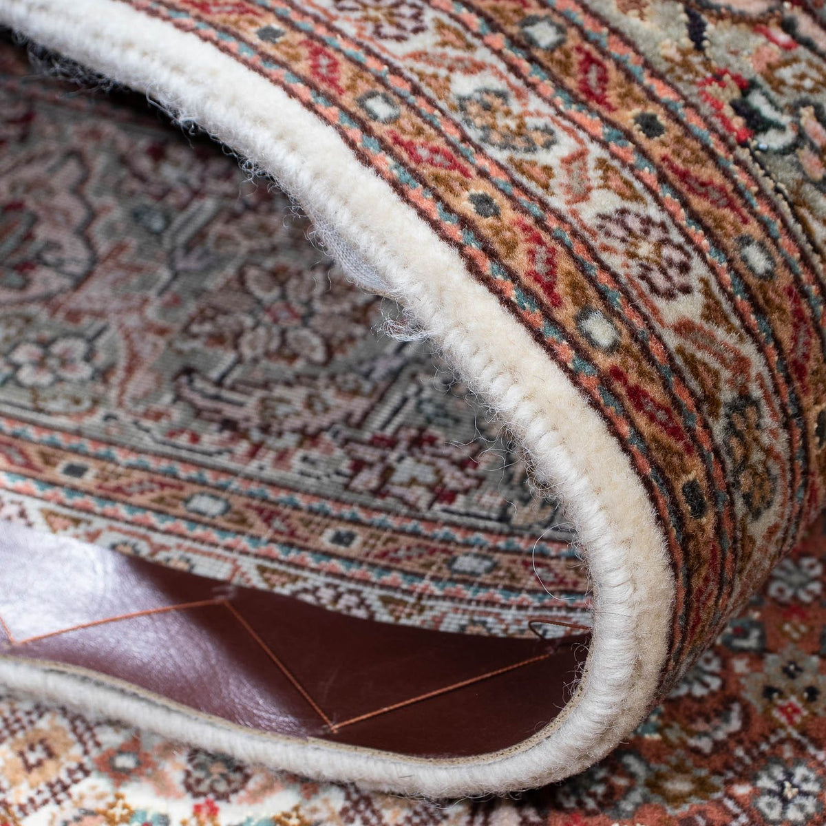 Dywan perski - Tabriz - 210 x 151 cm - jasnobrązowy