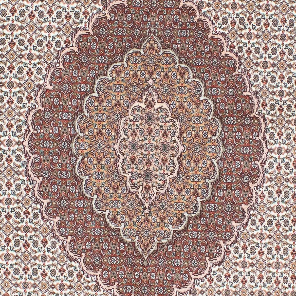 Dywan perski - Tabriz - 210 x 152 cm - beżowy
