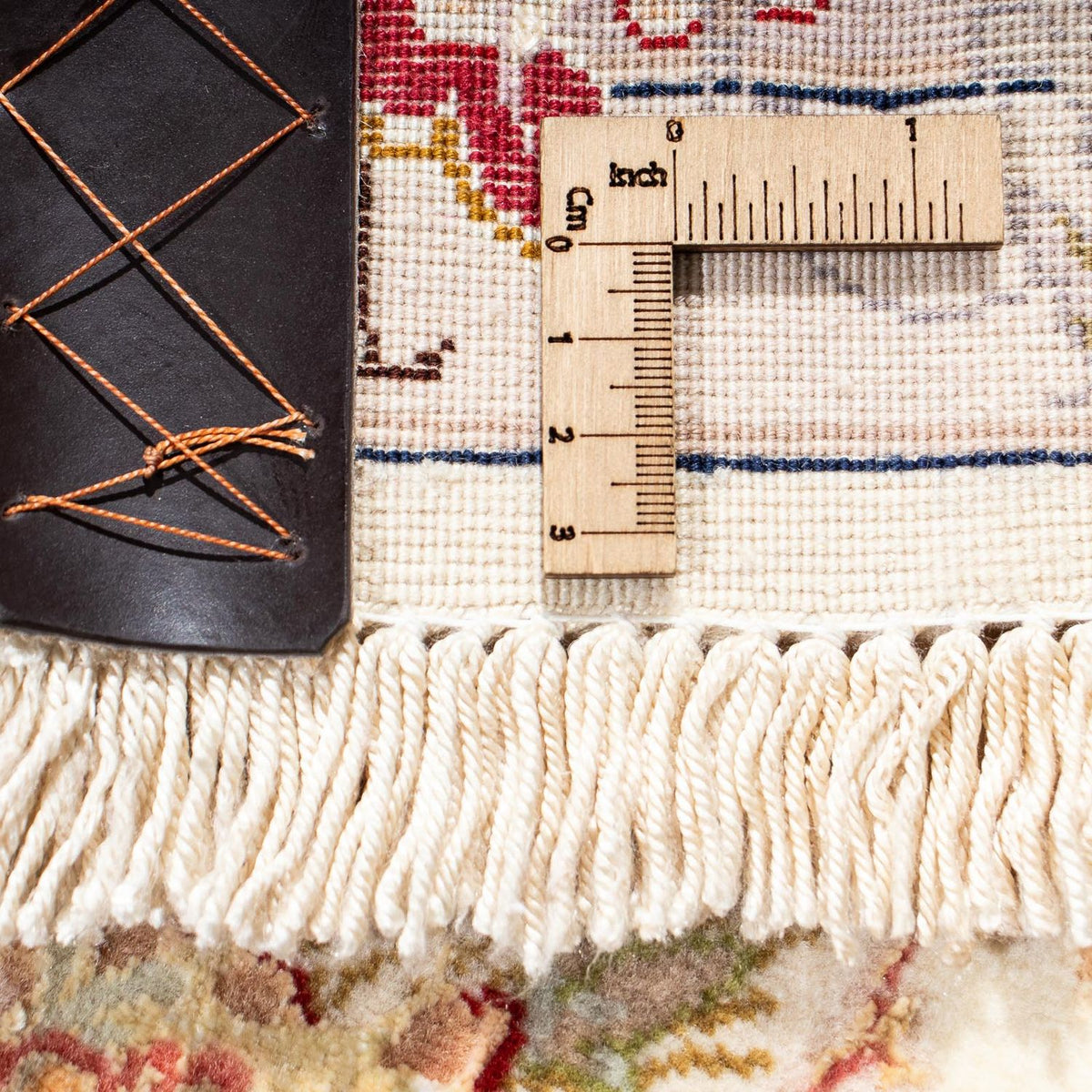 Dywan perski - Tabriz - Królewski - 202 x 151 cm - beżowy