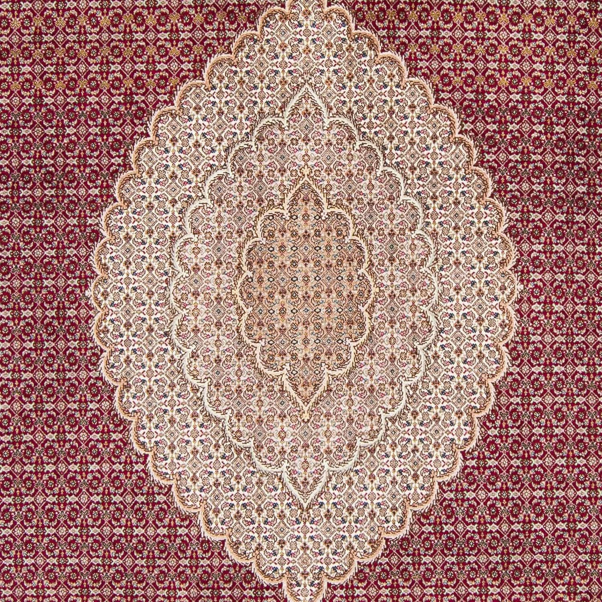 Dywan perski - Tabriz - 323 x 204 cm - ciemna czerwień