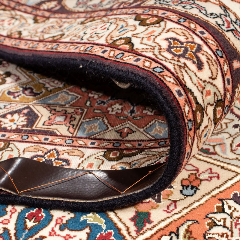 Dywan perski - Tabriz - Królewski kwadratowy  - 264 x 253 cm - jasnobrązowy