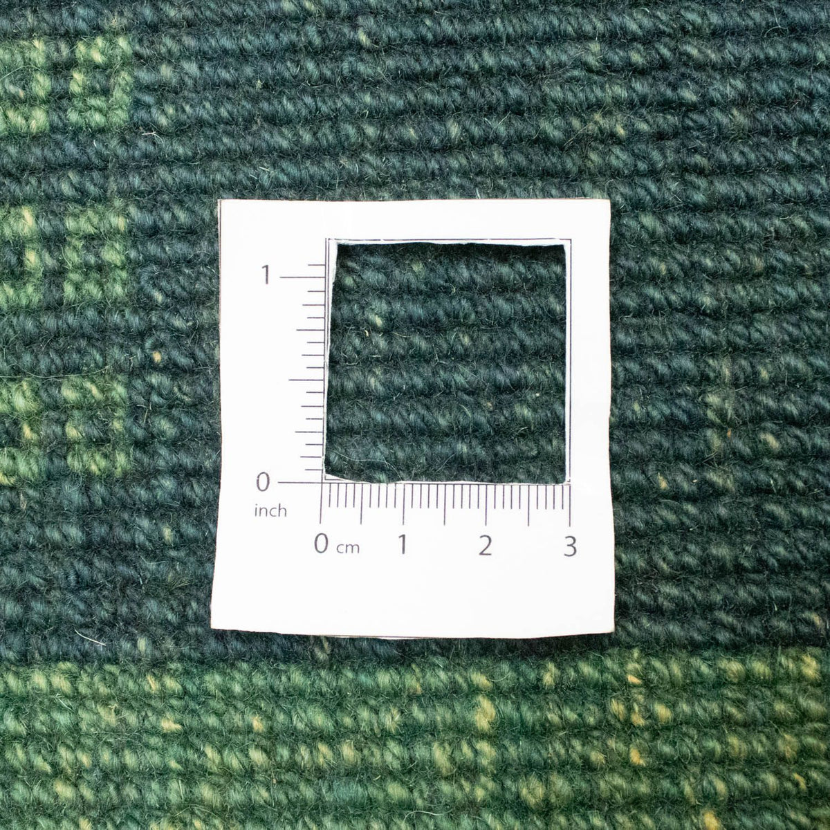 Dywan Gabbeh - perski - 233 x 178 cm - zielona