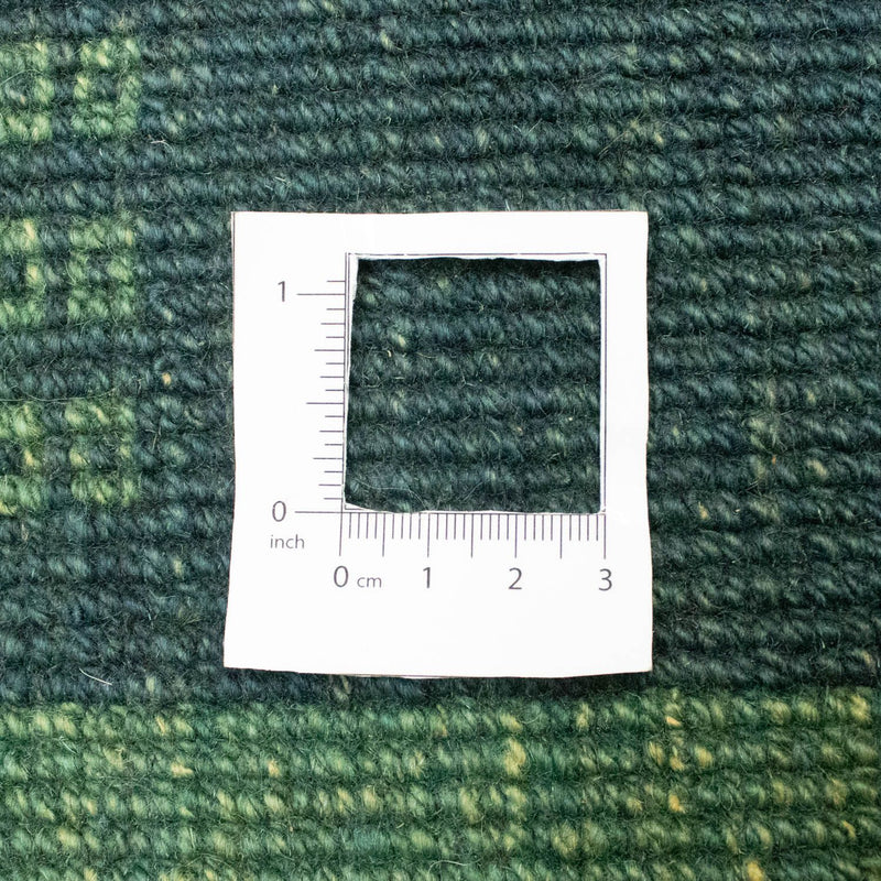 Dywan Gabbeh - perski - 233 x 178 cm - zielona