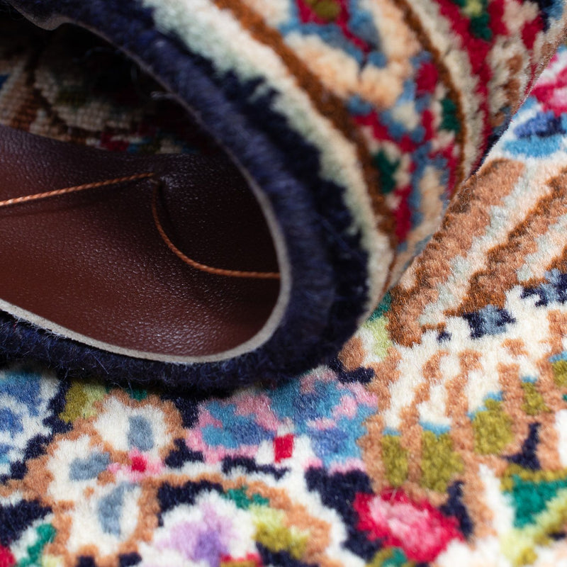 Dywan perski - Royal - 70 x 53 cm - ciemnoniebieski