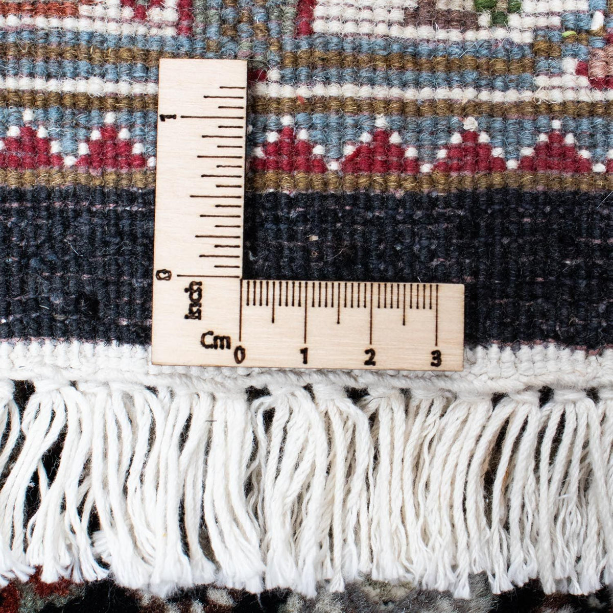 Biegacz Dywan perski - Tabriz - 396 x 82 cm - ciemnoniebieski