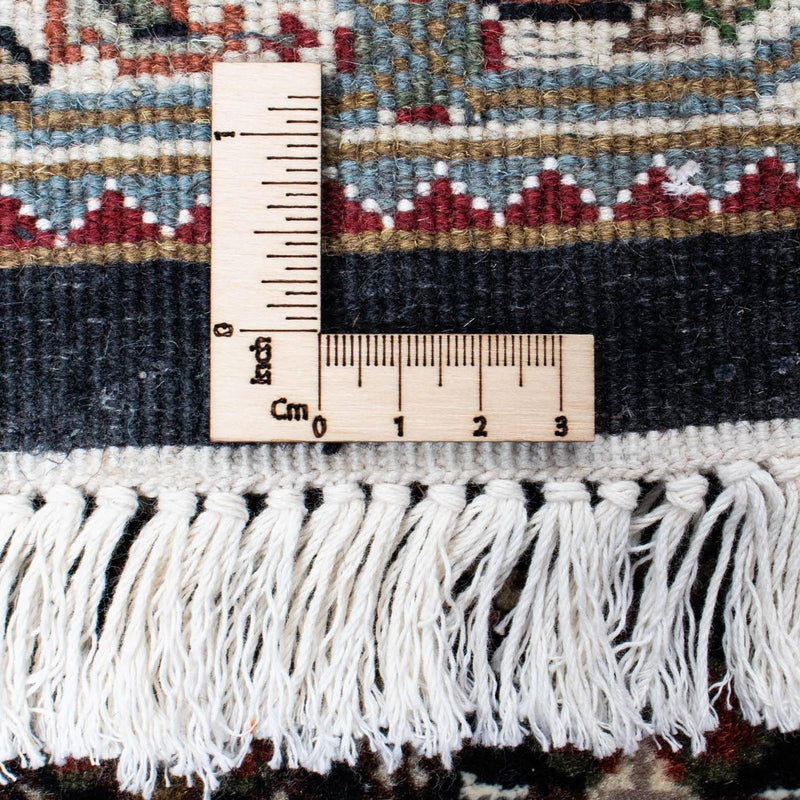 Biegacz Dywan perski - Tabriz - 401 x 82 cm - ciemnoniebieski