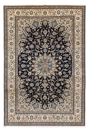 Dywan perski - Nain - Królewski - 309 x 203 cm - czarny