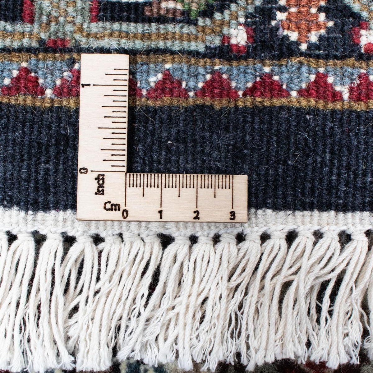 Biegacz Dywan perski - Tabriz - 393 x 83 cm - ciemnoniebieski