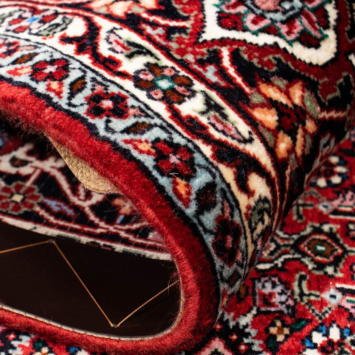 Dywan perski - Bijar - 243 x 167 cm - czerwony