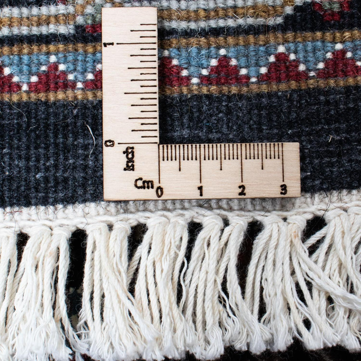 Biegacz Dywan perski - Tabriz - 251 x 82 cm - ciemnoniebieski