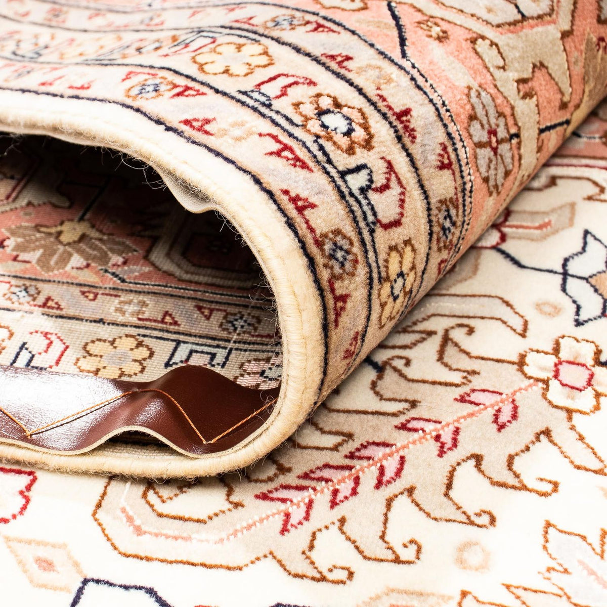 Dywan perski - Tabriz - Królewski - 305 x 202 cm - beżowy