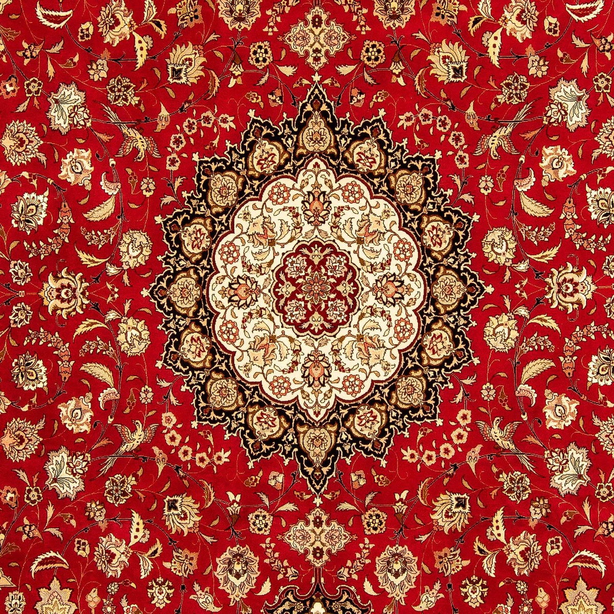 Dywan perski - Tabriz - Królewski - 350 x 253 cm - czerwony