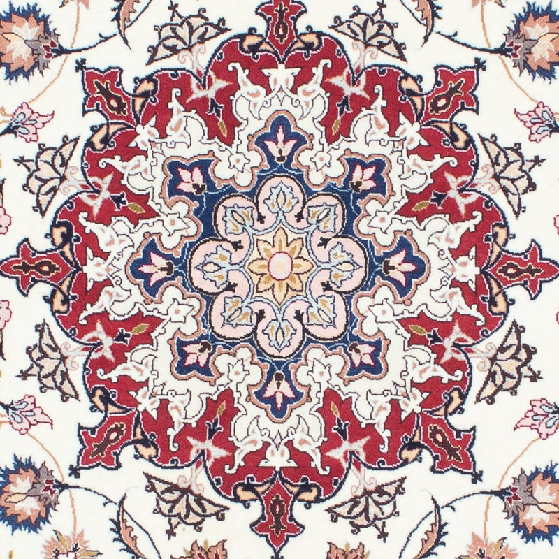 Dywan perski - Tabriz - Królewski - 197 x 151 cm - beżowy