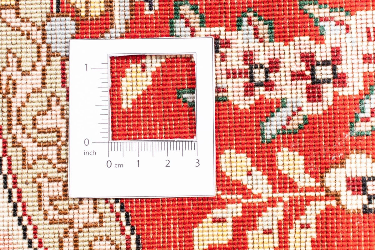 Dywan perski - Tabriz - Królewski owalny  - 200 x 130 cm - czerwony