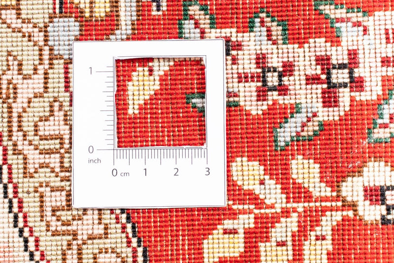 Dywan perski - Tabriz - Królewski owalny  - 200 x 130 cm - czerwony