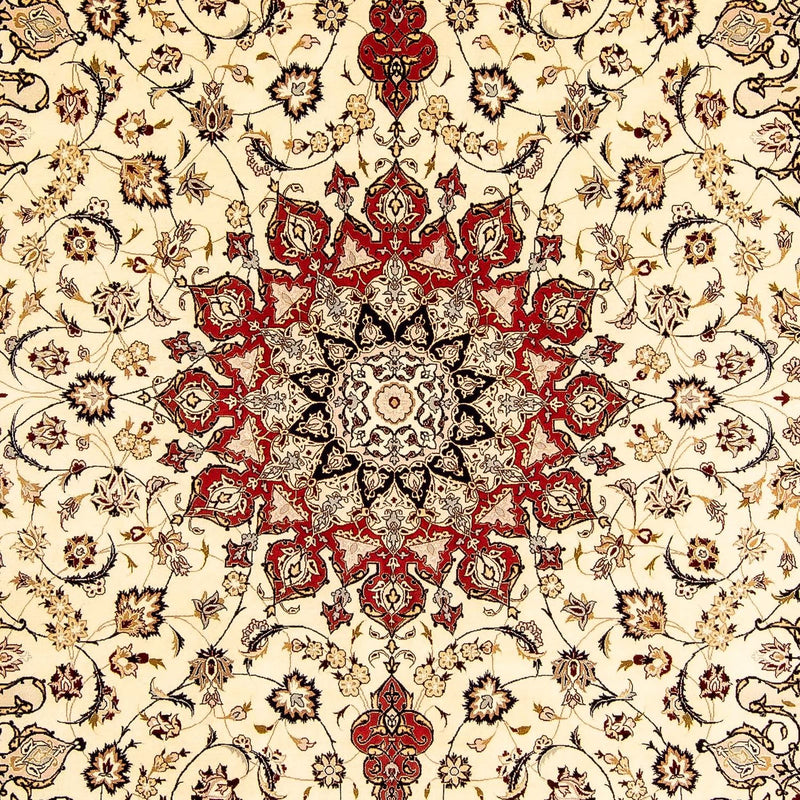 Dywan perski - Tabriz - Królewski - 348 x 254 cm - beżowy