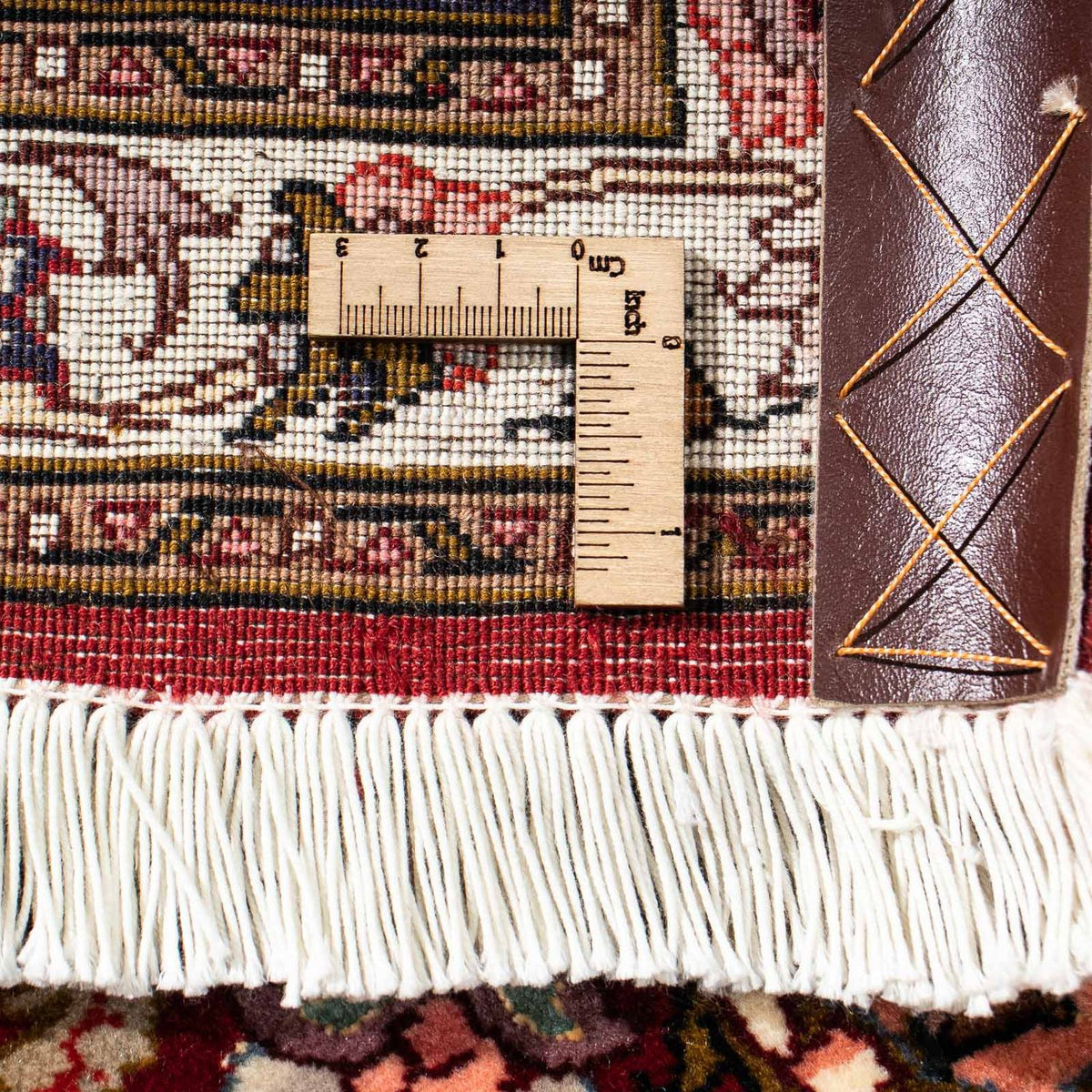 Dywan perski - Tabriz - Królewski - 214 x 153 cm - ciemna czerwień