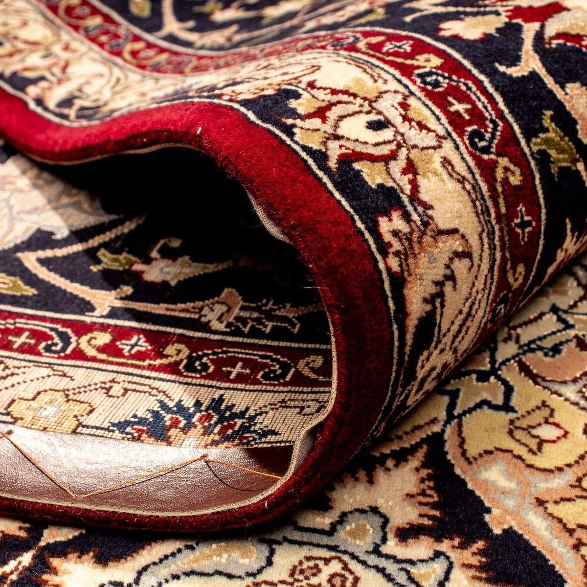 Dywan perski - Tabriz - Królewski - 352 x 249 cm - ciemna czerwień