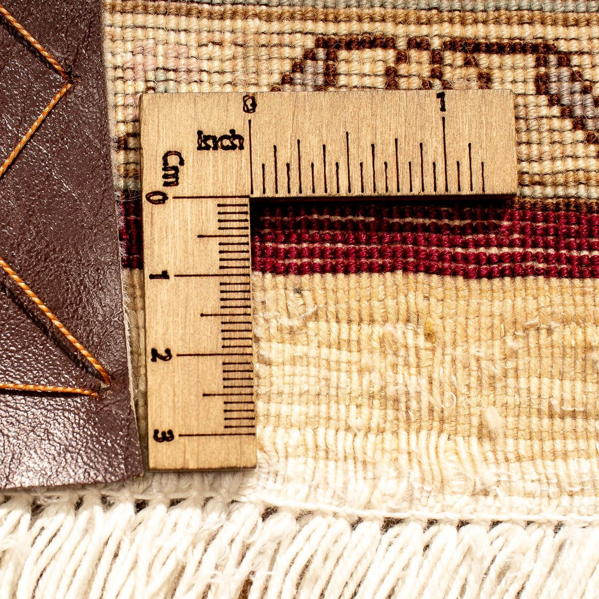 Dywan perski - Tabriz - Królewski - 346 x 245 cm - jasnobrązowy