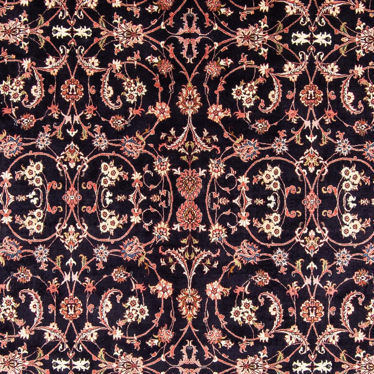 Dywan perski - Bijar - 350 x 257 cm - ciemnoniebieski